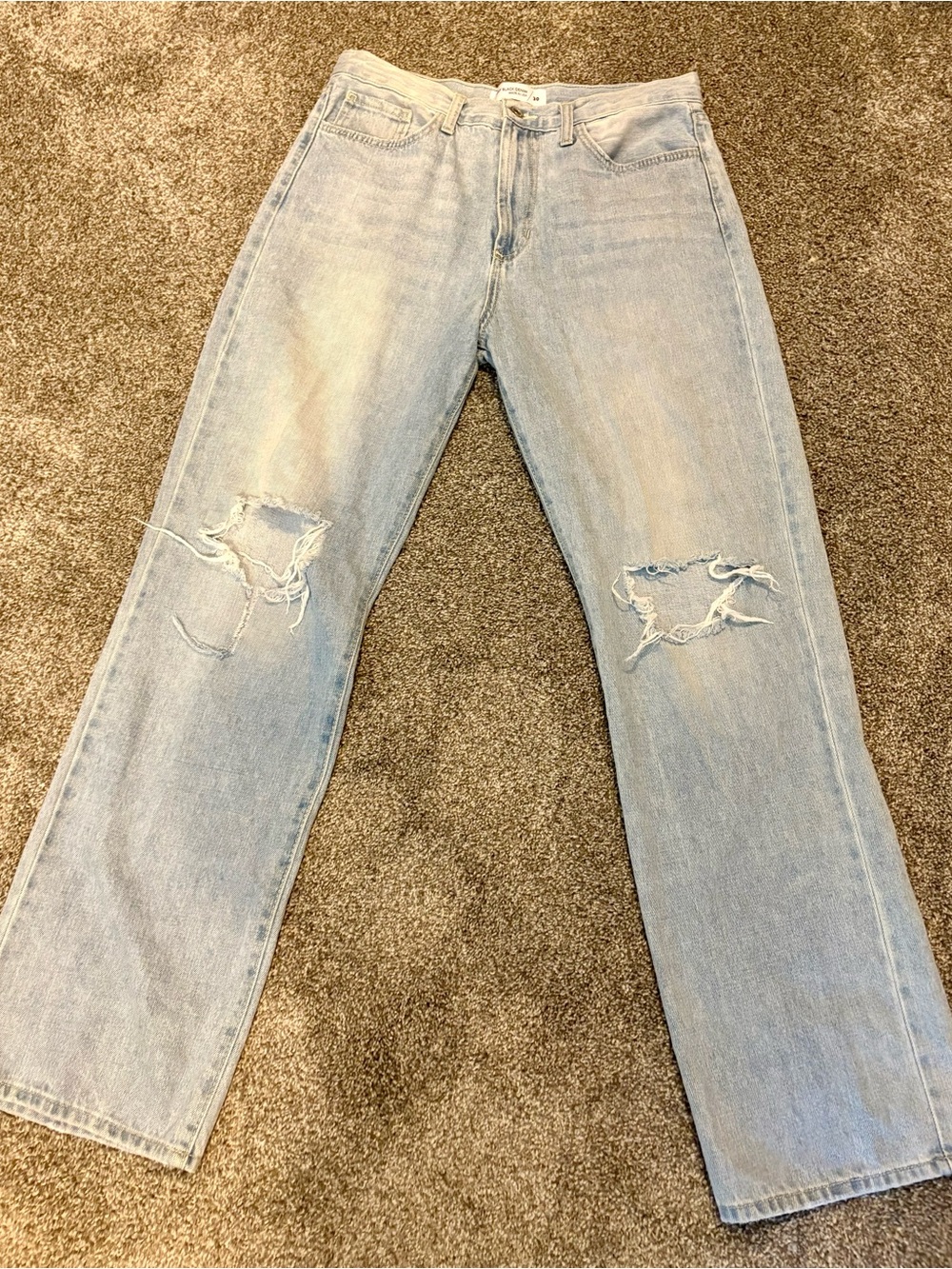 Just Black Light Blue Boyfriend Jeans - 30